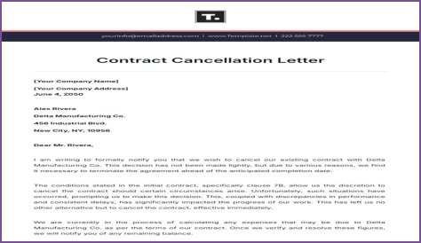 Can you cancel a window contract?