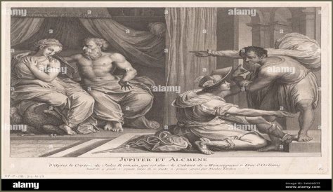 What happens at the end of Amphitryon?