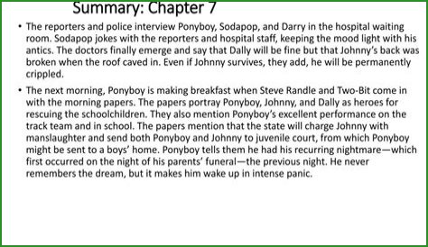 What happens in chapter 3 of the outsiders?