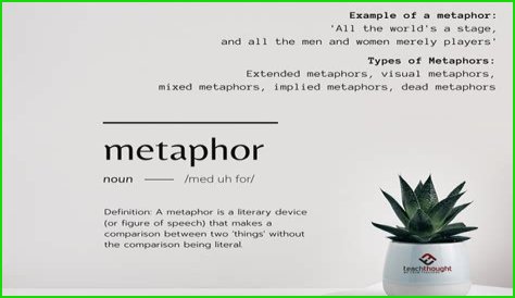 What is metaphor definition and examples?